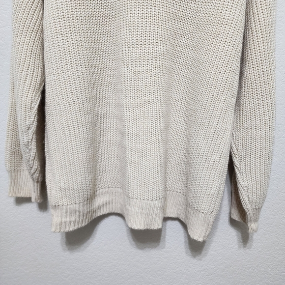 American Rag Cie Oversized Beige Mockneck Sweater Size 1X - Picture 9 of 9